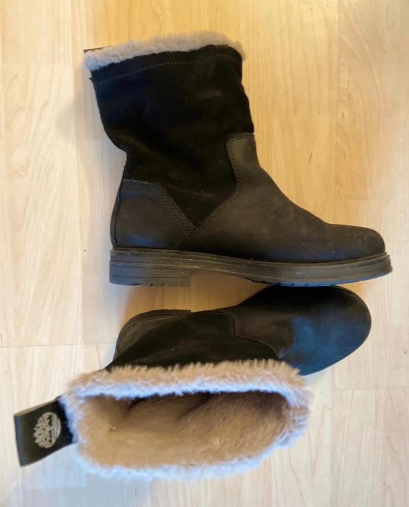 Timberland laarzen dames, Kleding | Dames, Schoenen, Hoge laarzen, Zwart, Ophalen of Verzenden, Zo goed als nieuw