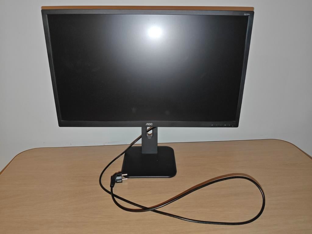 AOC Q27P1 27 inch 1440p monitor, Ophalen, Gebruikt, IPS, HDMI