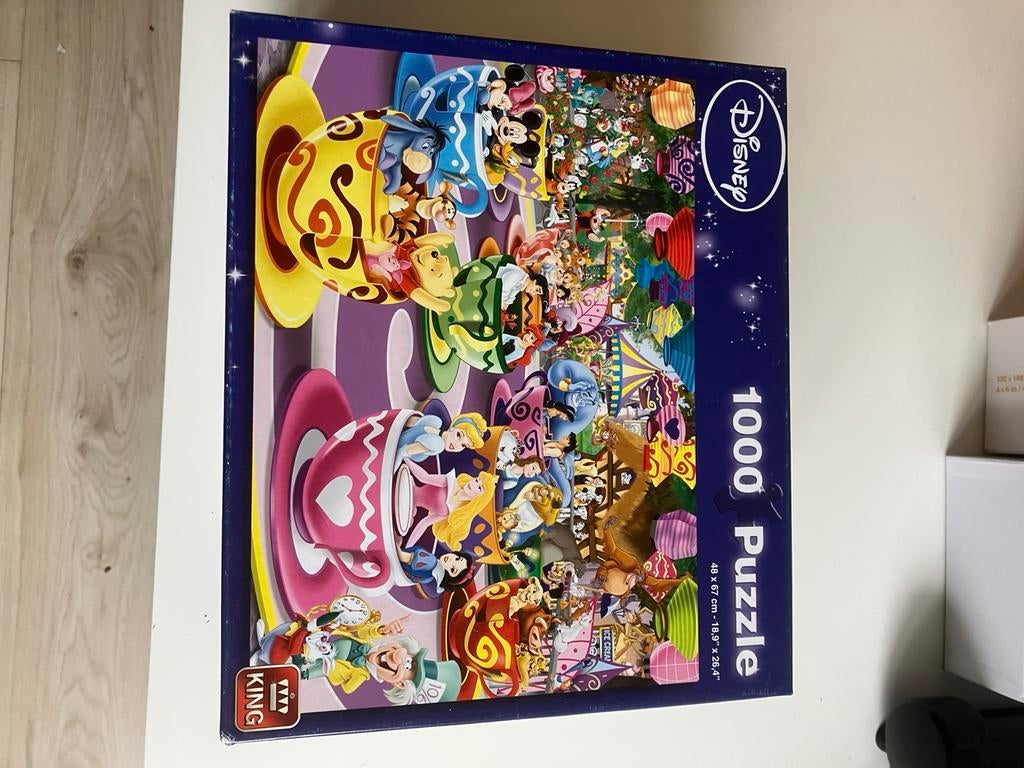 Leuke disney puzzel 1000 stukjes, Hobby en Vrije tijd, Denksport en Puzzels, Ophalen, 500 t/m 1500 stukjes, Zo goed als nieuw