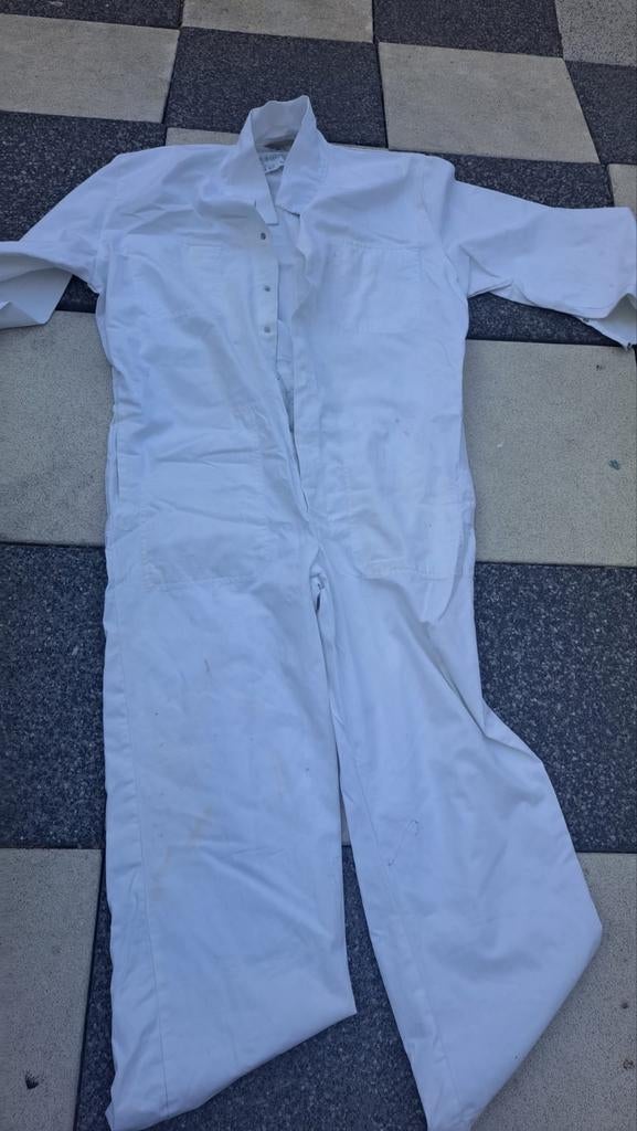 Witte overall werkkleding maat L/XL schilder overall, Ophalen of Verzenden
