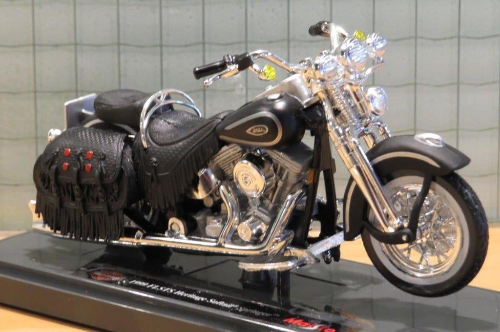 Harley Davidson FLSTS Heritage Softail Springer 1:18 (122), Maisto, Nieuw, Ophalen of Verzenden, Motor