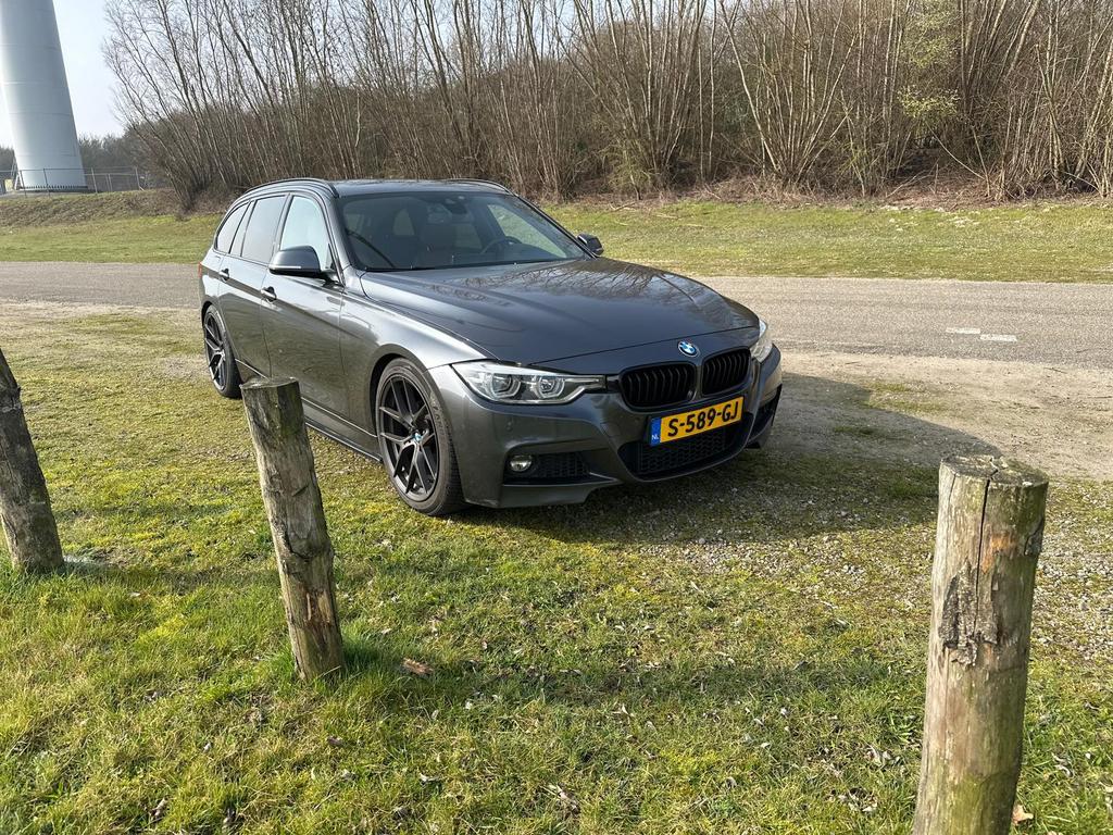 BMW 3-Serie 320d 190pk Aut 2016 Grijs, Auto's, Automaat, 745 kg, Achterwielaandrijving, Euro 6