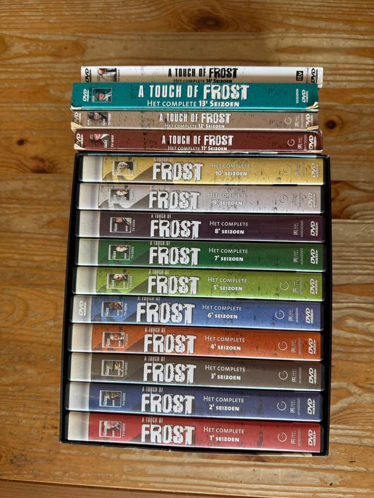 A Touch of Frost - Complete Seizoenen 1 t/m 14 DVD Boxset, Cd's en Dvd's, Gebruikt, Verzenden, Boxset, Vanaf 12 jaar