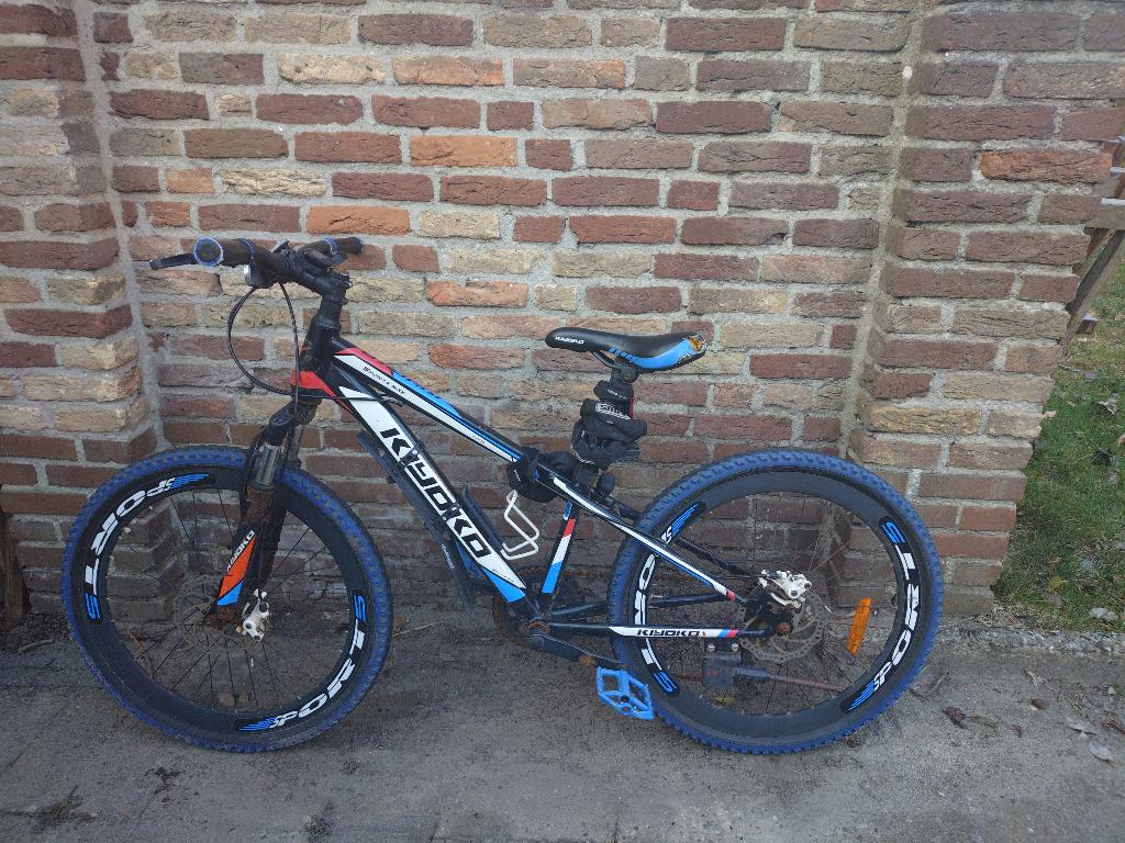 kinderfiets mountainbike 24 inch, Ophalen, Versnellingen, Kiyoko, Gebruikt