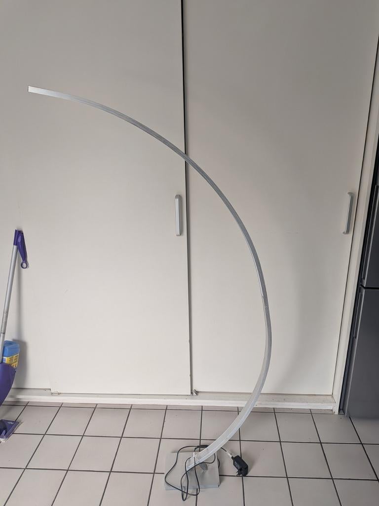 Moderne designlamp LED verlichting, dimbaar, Ophalen of Verzenden, Zo goed als nieuw, Metaal, 150 tot 200 cm