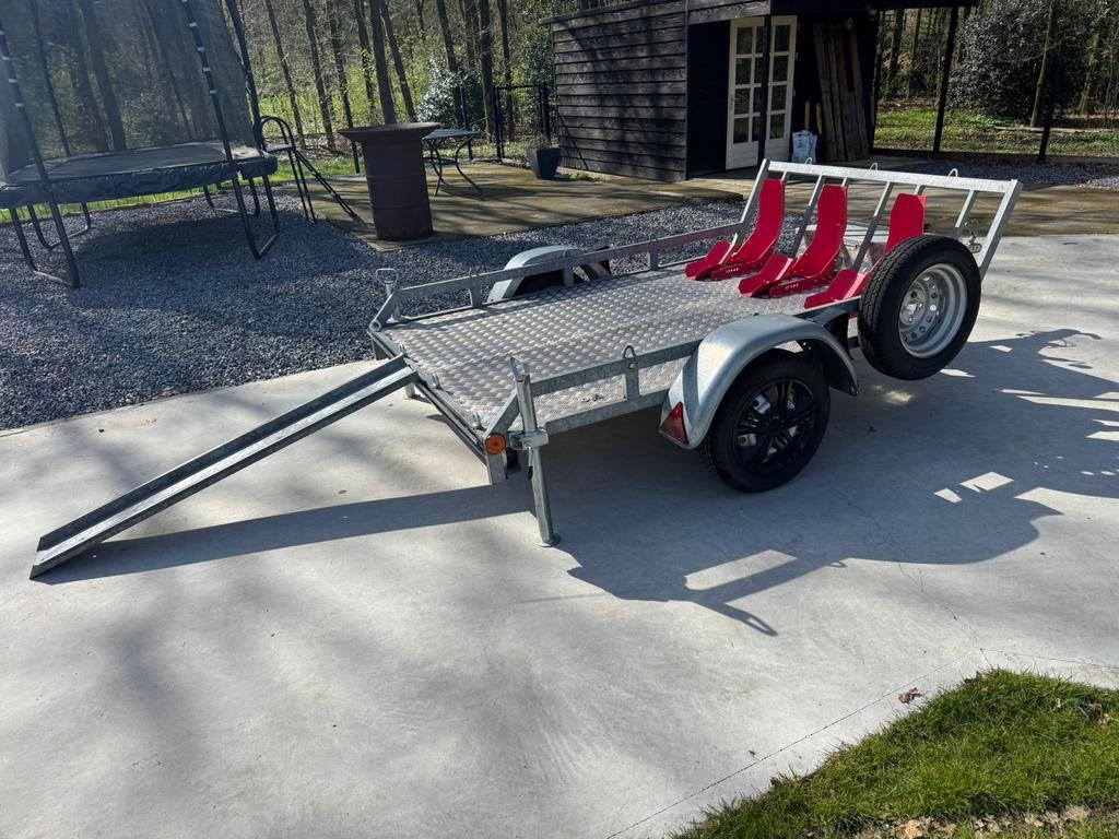 Motoraanhanger motor aanhanger beter & mooier dan nieuw, Auto diversen, Aanhangers en Bagagewagens, Ophalen, Zo goed als nieuw