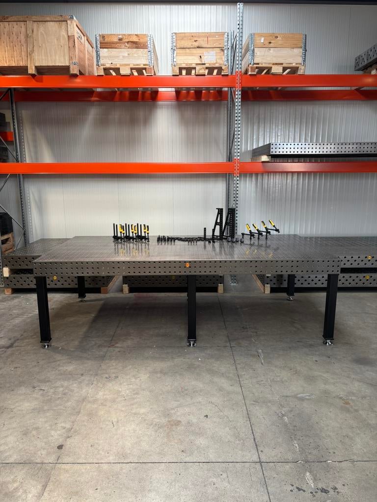 Lastafel 3000 x 1500, 16 mm gaten + gereedschap siegmund pas, Doe-het-zelf en Verbouw, Ophalen, Nieuw