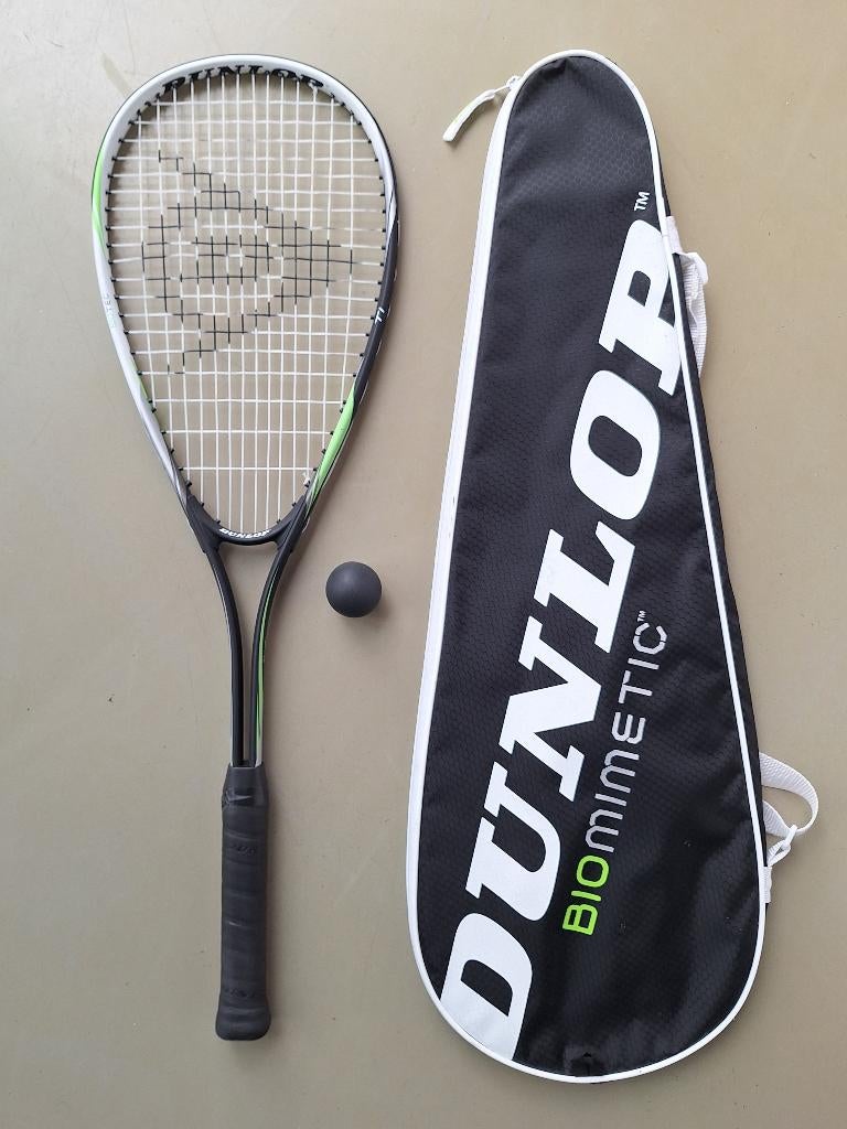 lot 10st squashrackets Dunlop Prince Saxon squash-racket, Ophalen of Verzenden, Gebruikt, Racket, Met hoes