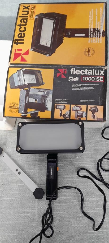 Flectalux 1000 SE Fotolamp / Videolamp met doos, Audio, Tv en Foto, Fotografie | Fotostudio en Toebehoren, Ophalen of Verzenden