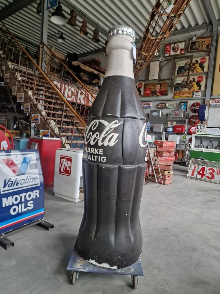 Coca-Cola fles 50 jaren display, Ophalen, Gebruikt, Reclamebord