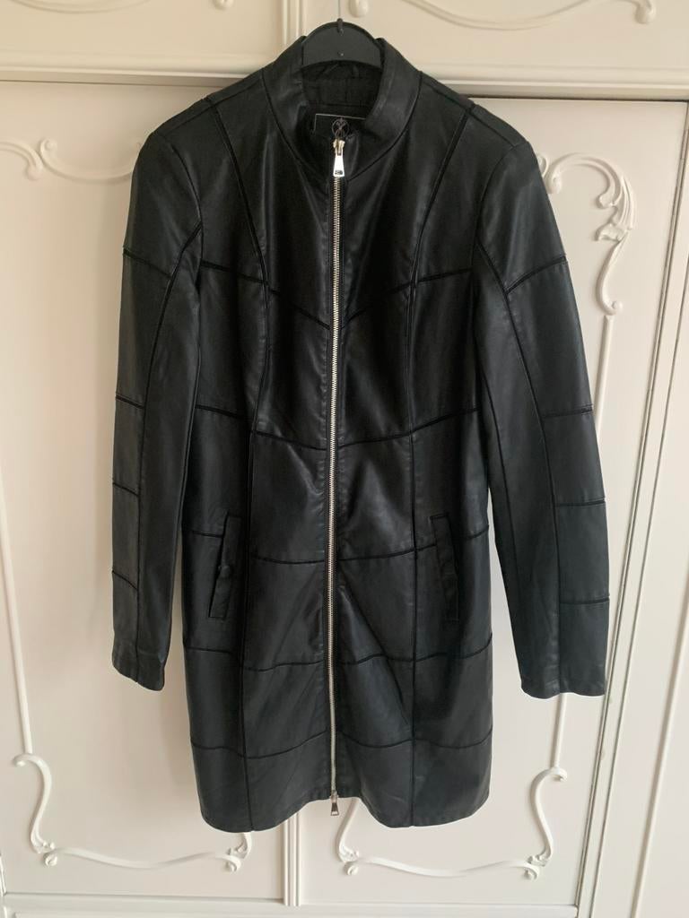 Nieuw zwarte jas Rino Pelle maat 36, Kleding | Dames, Jassen | Zomer, Ophalen of Verzenden, Zo goed als nieuw, Maat 36 (S), Zwart