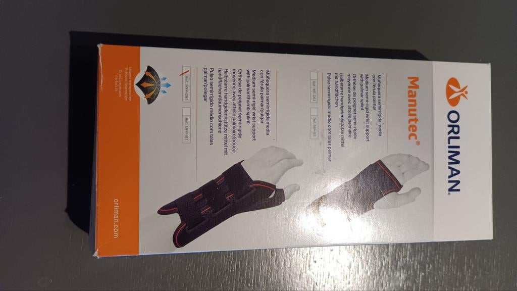 Orliman manutec polsbrace zgan, Ophalen