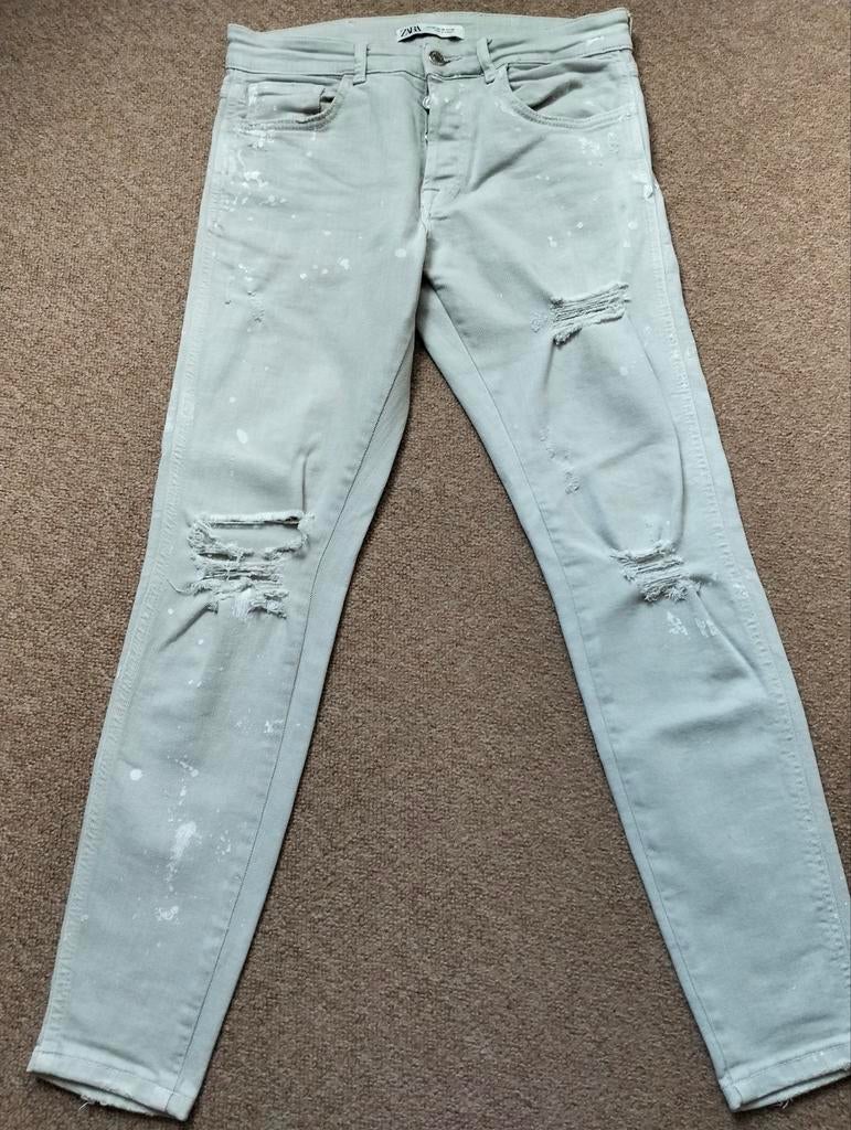 Zara - jeans - spijkerbroek - grijs S, Zara, W32 (confectie 46) of kleiner, Ophalen of Verzenden, Zo goed als nieuw