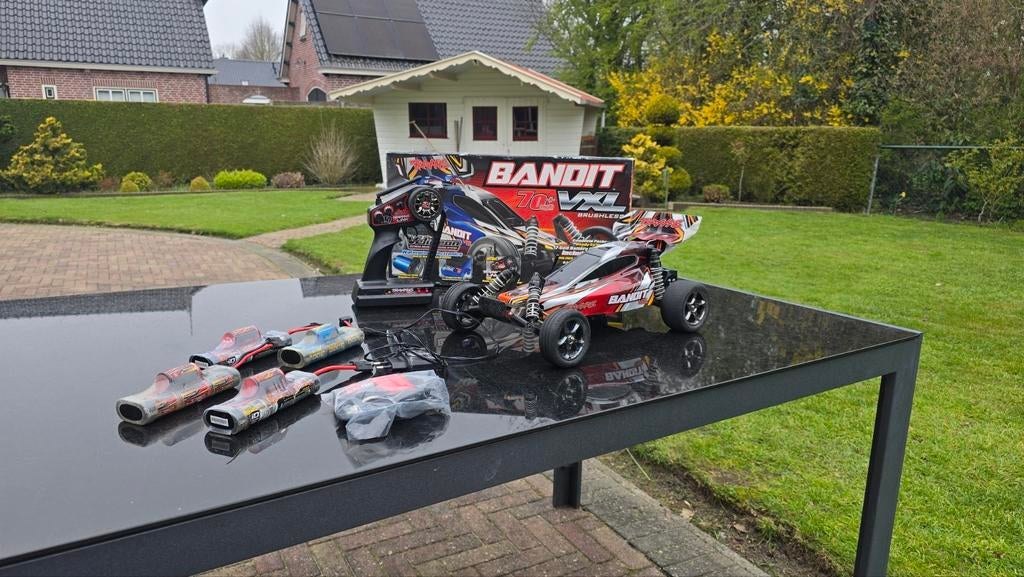 Traxxas Bandit vxl super snel compleet, Hobby en Vrije tijd, Modelbouw | Radiografisch | Auto's, Ophalen of Verzenden, Zo goed als nieuw