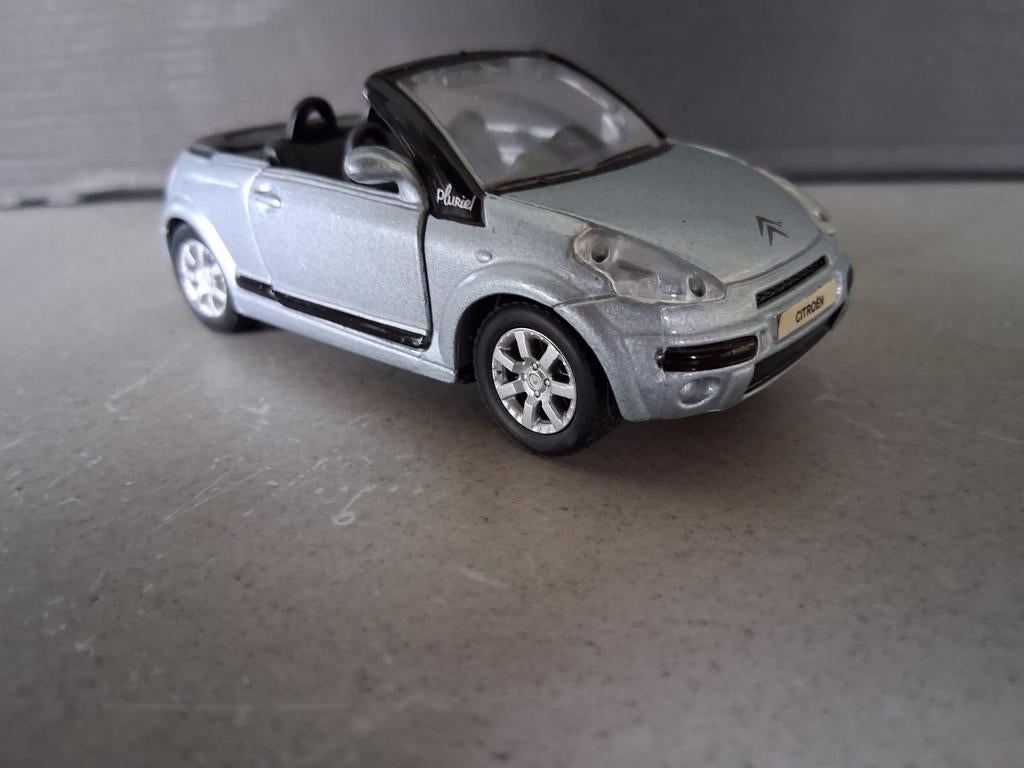Citroën C3 Pluriel Cabriolet Modelauto - Zilver, Ophalen of Verzenden, Zo goed als nieuw, Auto