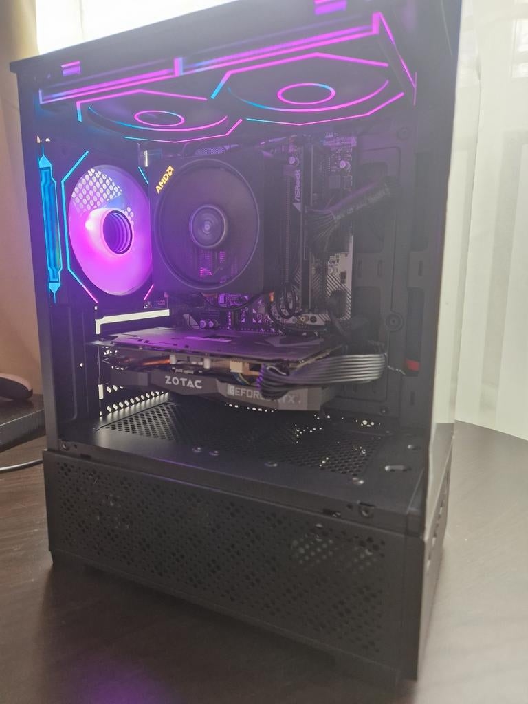 RTX2060 + Ryzen 5 3600 + 16Gb Ram, Computers en Software, Desktop Pc's, Ophalen, Zelf gebouwde pc, Virtual Reality, Refurbished