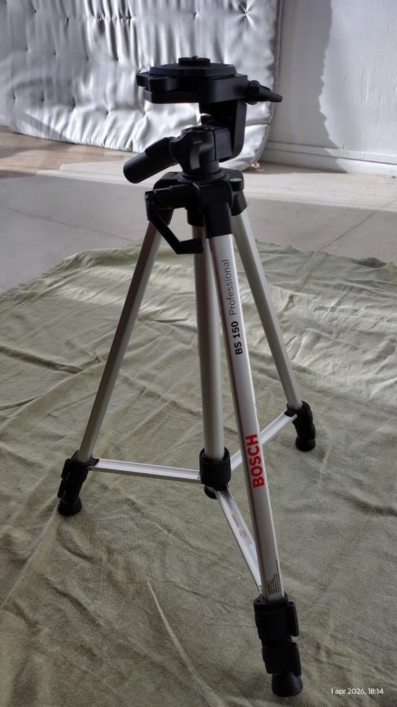 statief van Bosch BS 150 professinal, opvouwbaar., Zo goed als nieuw, 150 tot 175 cm, Met balhoofd, Ophalen of Verzenden