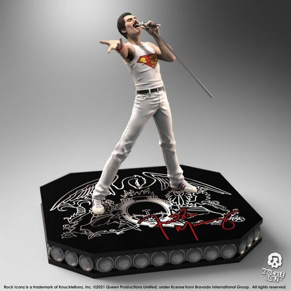 Freddie Mercury Rock Iconz statue, West Campus 1 76863 Herxheim (DE), Pop, Beeldje of Miniatuur, Heo GmbH, Nieuw
