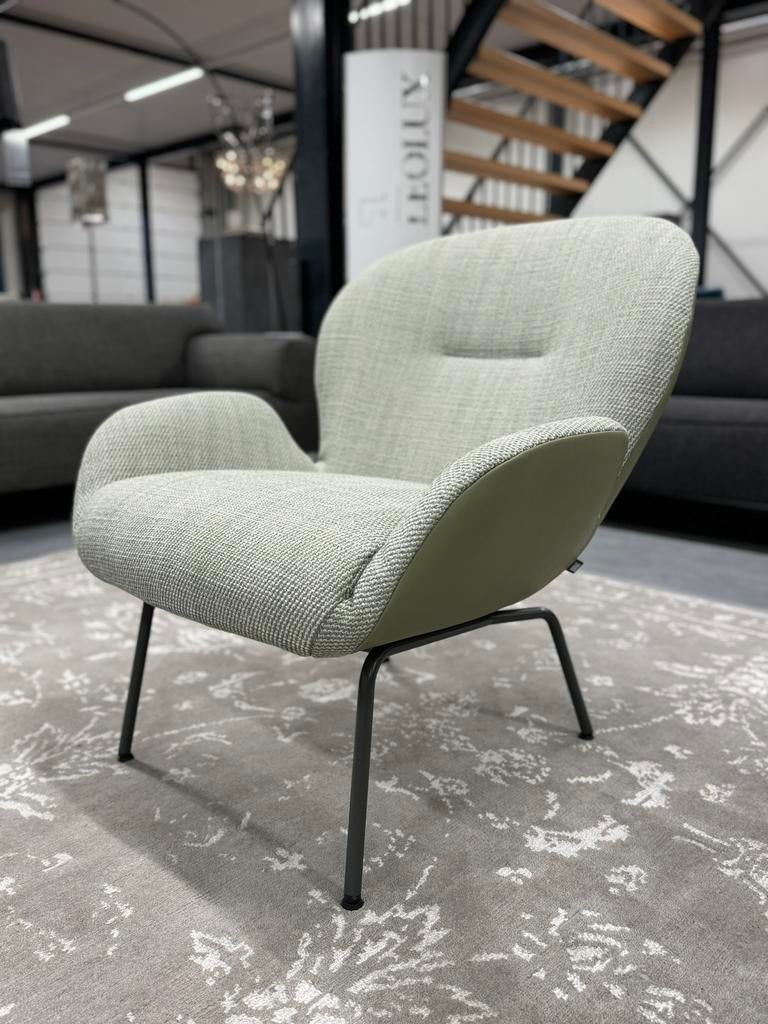 Nieuw Rolf Benz 594 Fauteuil groen leer stof Design stoel, Huis en Inrichting, Fauteuils, Nieuw, Ophalen of Verzenden, Rolf Benz