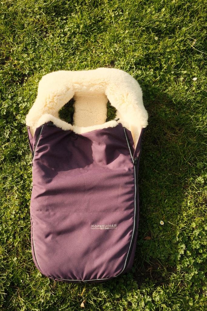 Hofbrucker voetenzak voor kinderwagen, paars, Ophalen, Zo goed als nieuw