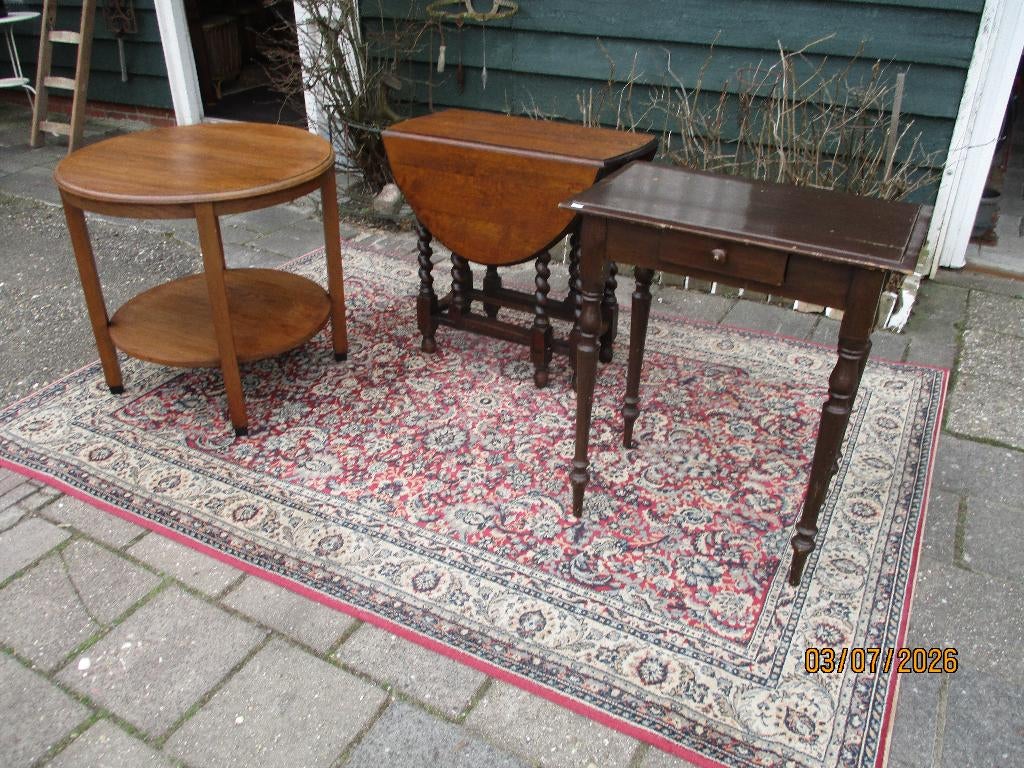 cateleg tafel - klaptafel - salontafel - cafe tafeltje, Ophalen