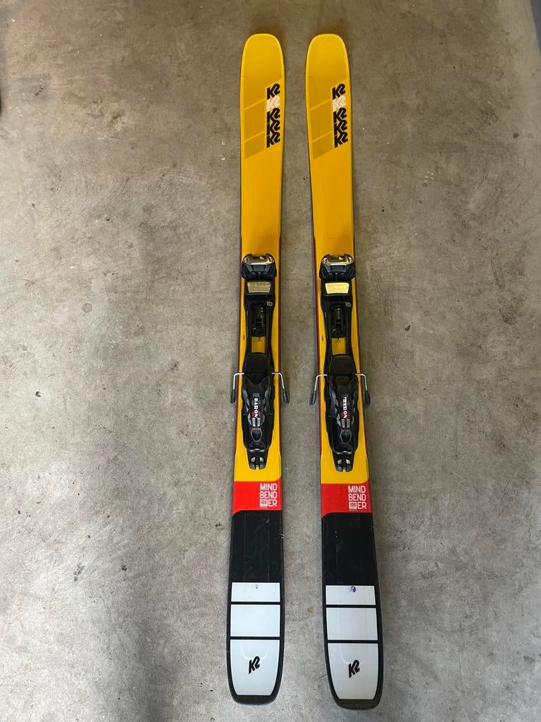 K2 Mindbender 108ti freeride ski met skin, Sport en Fitness, Skiën en Langlaufen, 160 tot 180 cm, Zo goed als nieuw, Ski's, Ophalen