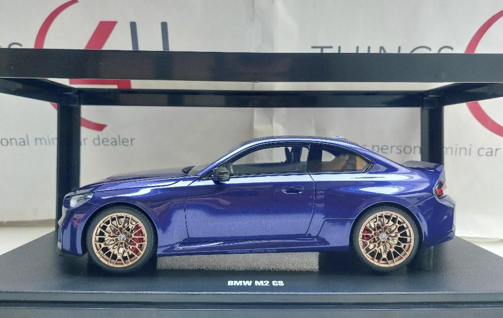 GT Spirit 1:18 BMW M2 CS Coupe 2025 paars/gouden velgen, Ophalen of Verzenden, Nieuw, Auto, Overige merken