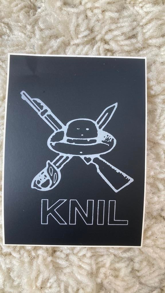 KNIL sticker, Ophalen of Verzenden, Zo goed als nieuw