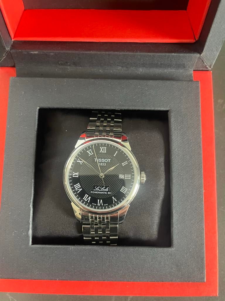 Tissot Le Locle Powermatic 80, 39.3mm, Overige merken, Staal, Polshorloge, Nieuw