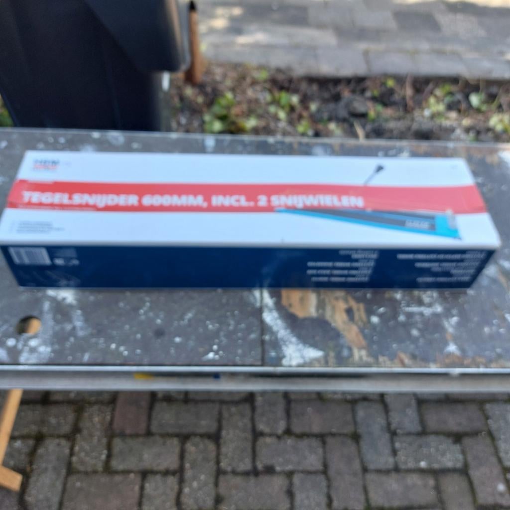 Tegelsnijder 600mm, incl. 2 snijwielen, Ophalen, Nieuw