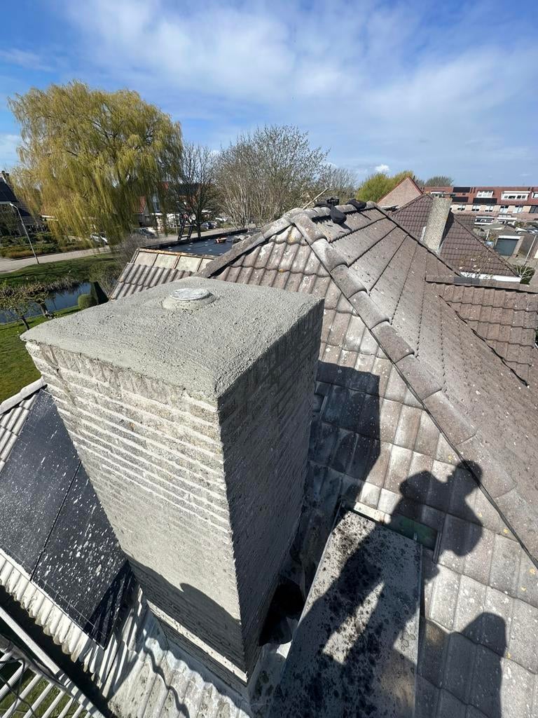 Schoorsteen verwijderen nederland ️️️️️, Tuin en Terras, Tuinhuizen, Ophalen of Verzenden, Zo goed als nieuw, Schuur, 3 ramen of meer