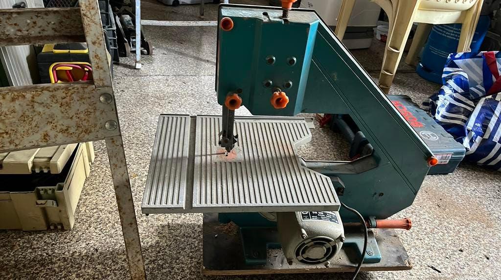 Lintzaag B&D 300 W tafelmodel, Ophalen, 70 mm of meer, Zo goed als nieuw, Lintzaag