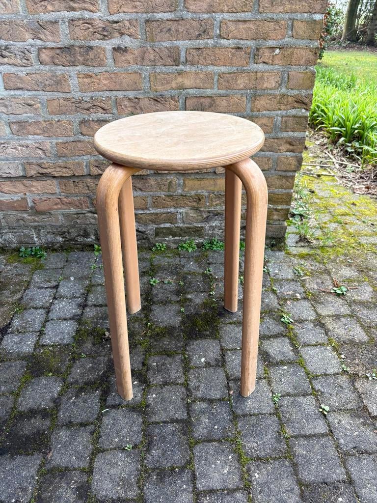 Designkruk plywood hoog model, Ophalen of Verzenden, Gebruikt, Hout