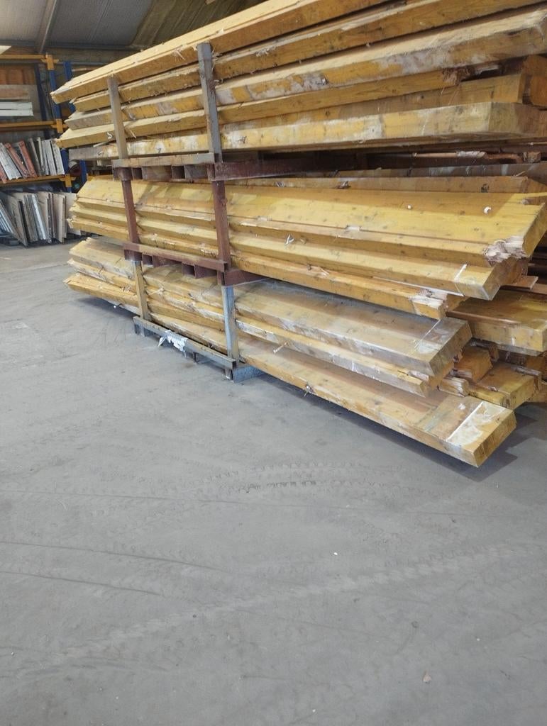 Vuren houten balken, Tuin en Terras, Ophalen, 250 cm of meer, Balken