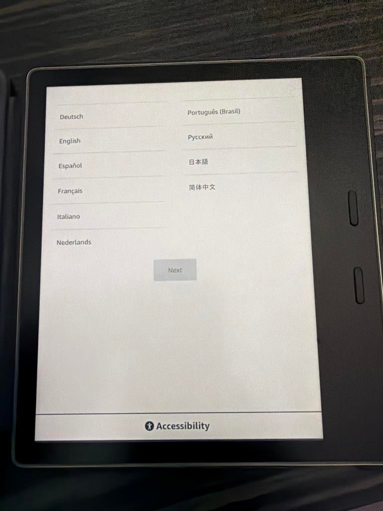 Kindle Oasis e-reader, Computers en Software, E-readers, Ophalen of Verzenden, Gebruikt, 7 inch