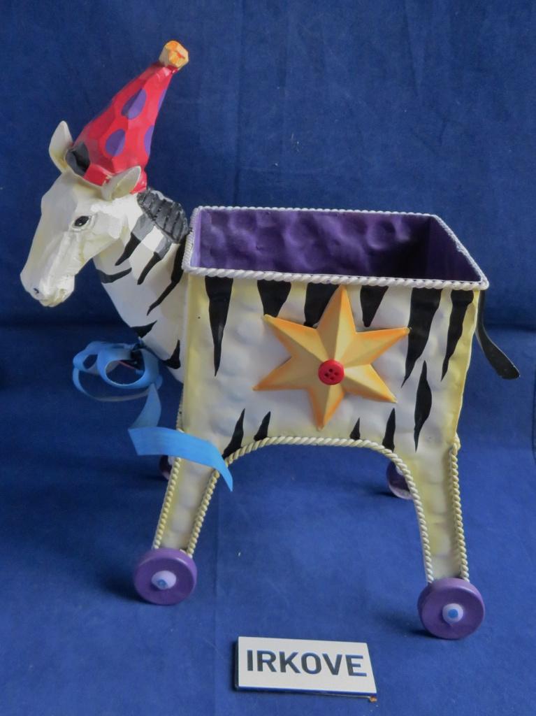 ZEBRA BAKJE OF BLOEMPOT * Maf Ding *, Verzenden