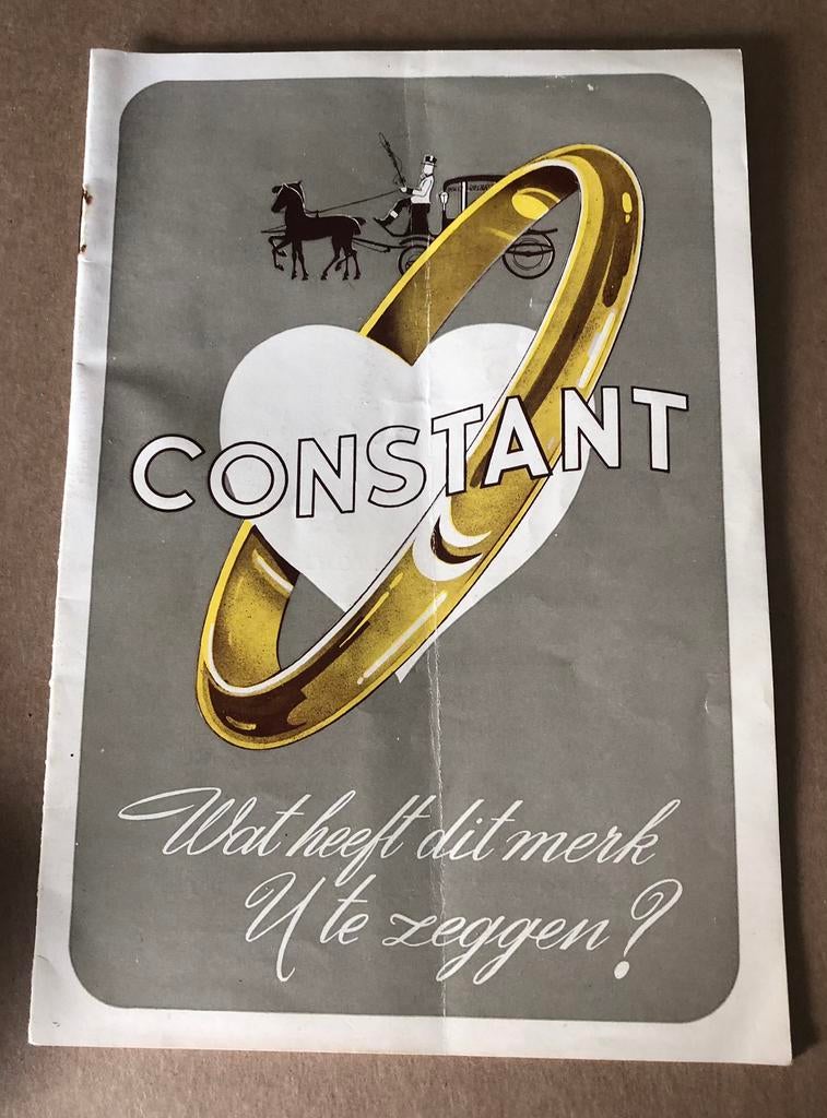 Juweliersboekje Verloving van Constant Fabrieken Rotterdam, Ophalen of Verzenden, Gebruikt