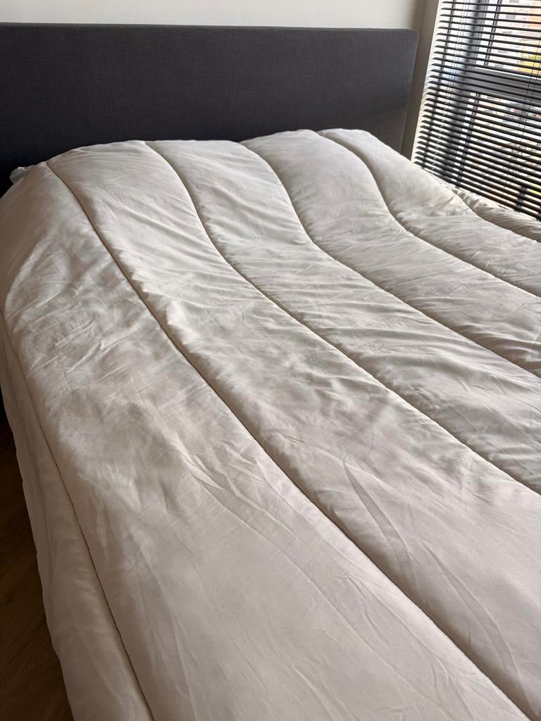 Zelesta Royalbed 200x200 dekbed, Ophalen, Beige, Tweepersoons, Deken of Dekbed