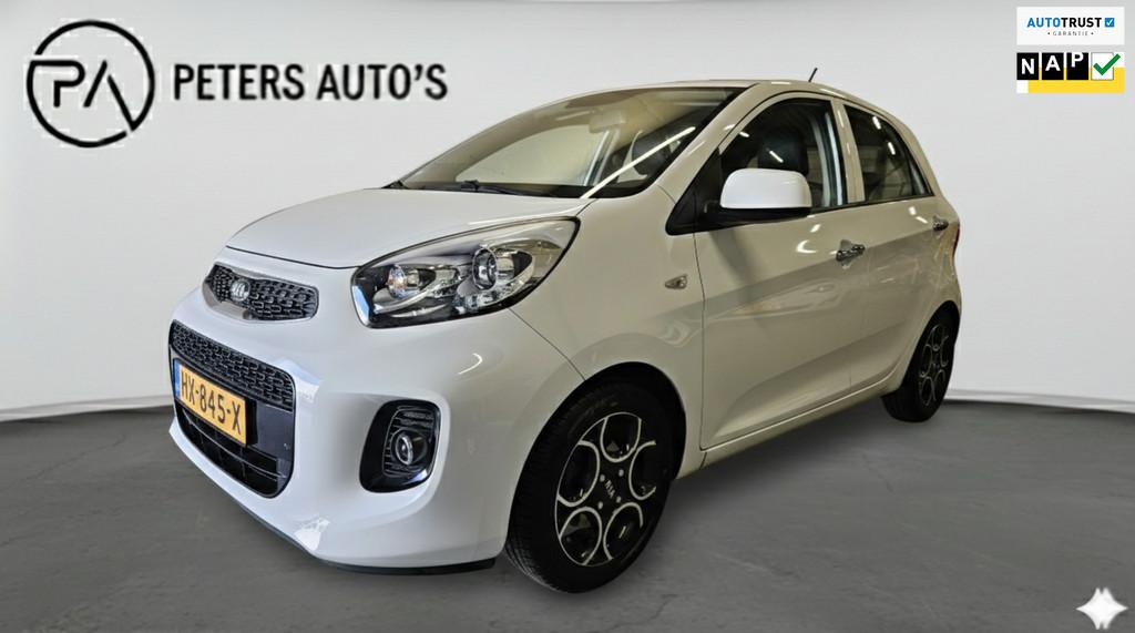 Kia Picanto 1.0 CVVT DynamicLine Clima/Cruise/Trekhaak, Voorwielaandrijving, Euro 5, Gebruikt, Emergency brake assist