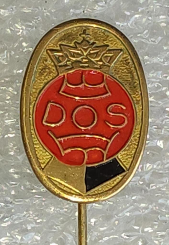 Vintage DOS Utrecht Speldje (2), Ophalen of Verzenden, Gebruikt, Sport, Speldje of Pin