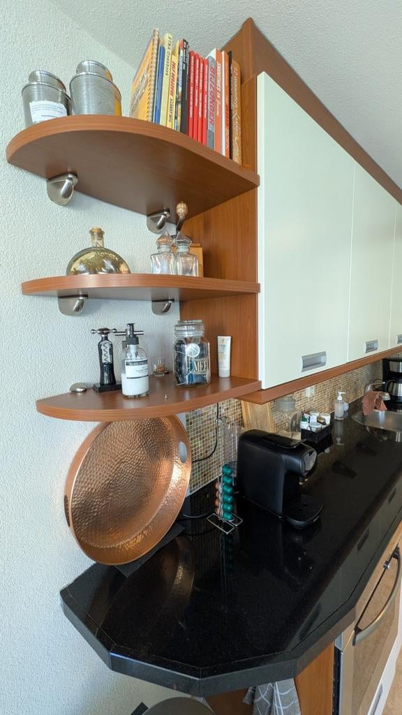 Prachtig granieten werkblad zwart., Ophalen