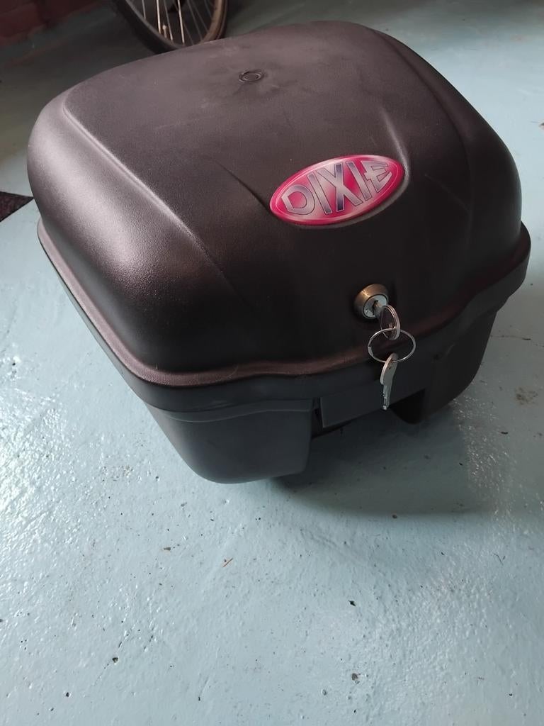 Scooter topkoffer met extra bevestigingsbeugel, Ophalen, Gebruikt