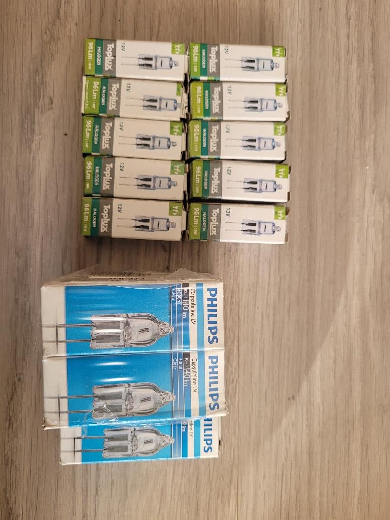 Halogeen 12V 10W G4, Minder dan 30 watt, Halogeen (gloei)lamp, Nieuw, Bipin of Steekvoet