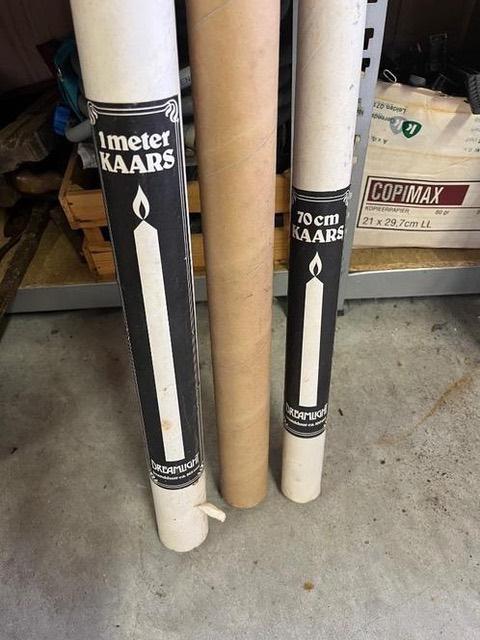 Altaar kaarsen nieuw, Ophalen of Verzenden, Nieuw, Overige materialen, Minder dan 25 cm