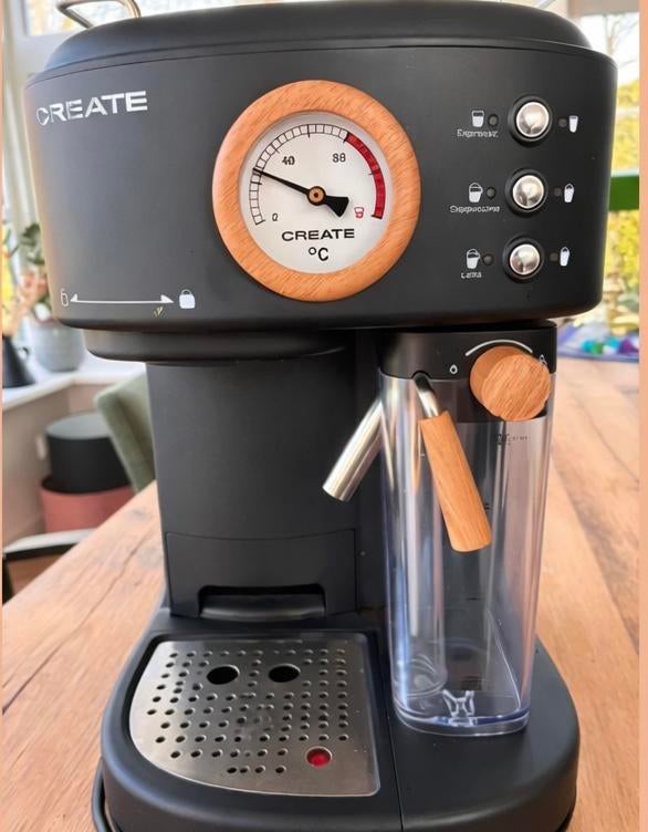 THERA RETRO PRO create koffiezetapparaat, Afneembaar waterreservoir, Gebruikt, Espresso apparaat, Gemalen koffie