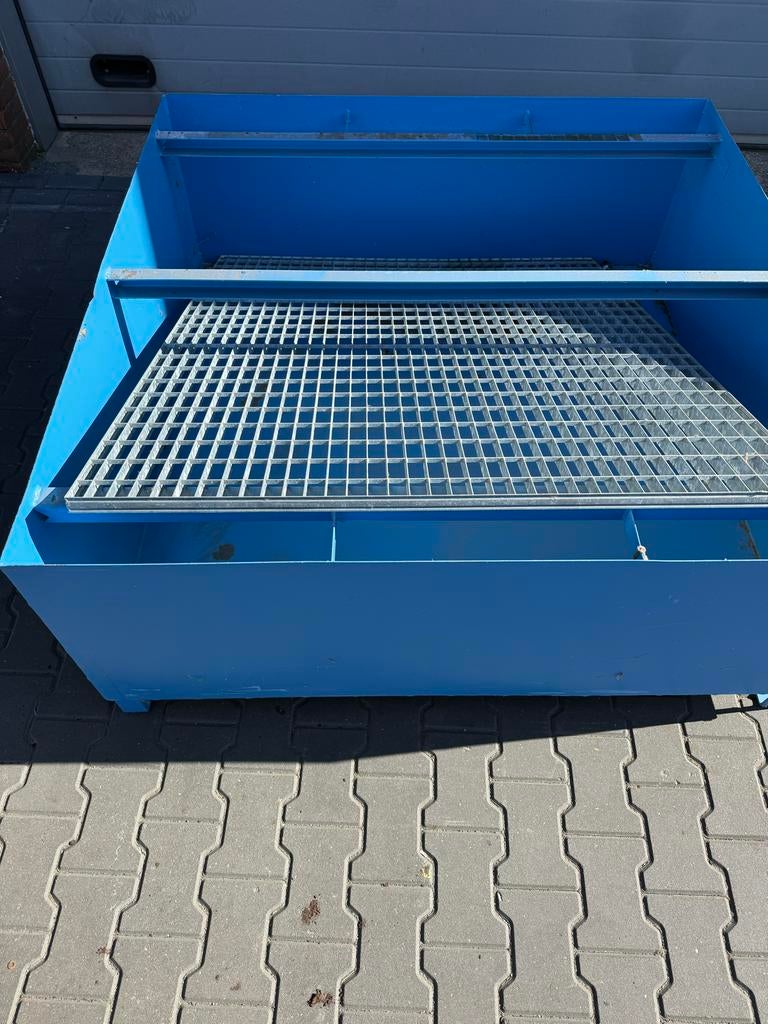 Lekbak 146x146 cm met rooster - Blauw, Ophalen of Verzenden