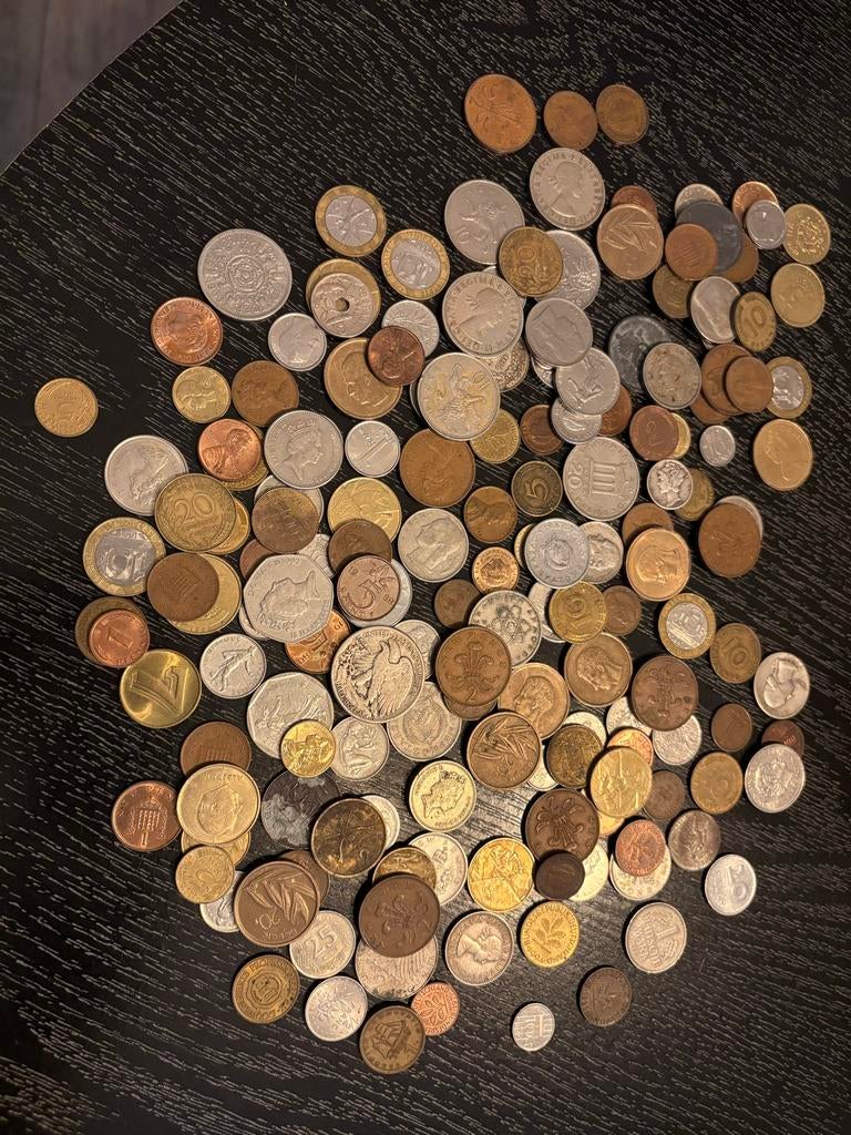 441 (!) Oude Nederlandse, Duitse en Belgische geld munten, Ophalen, Koningin Juliana, Overige waardes, Setje