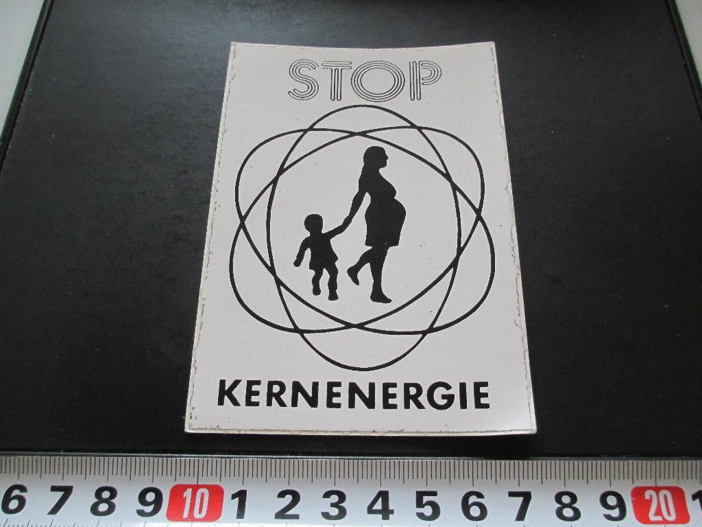 sticker stop kernenergie, Ophalen, Zo goed als nieuw