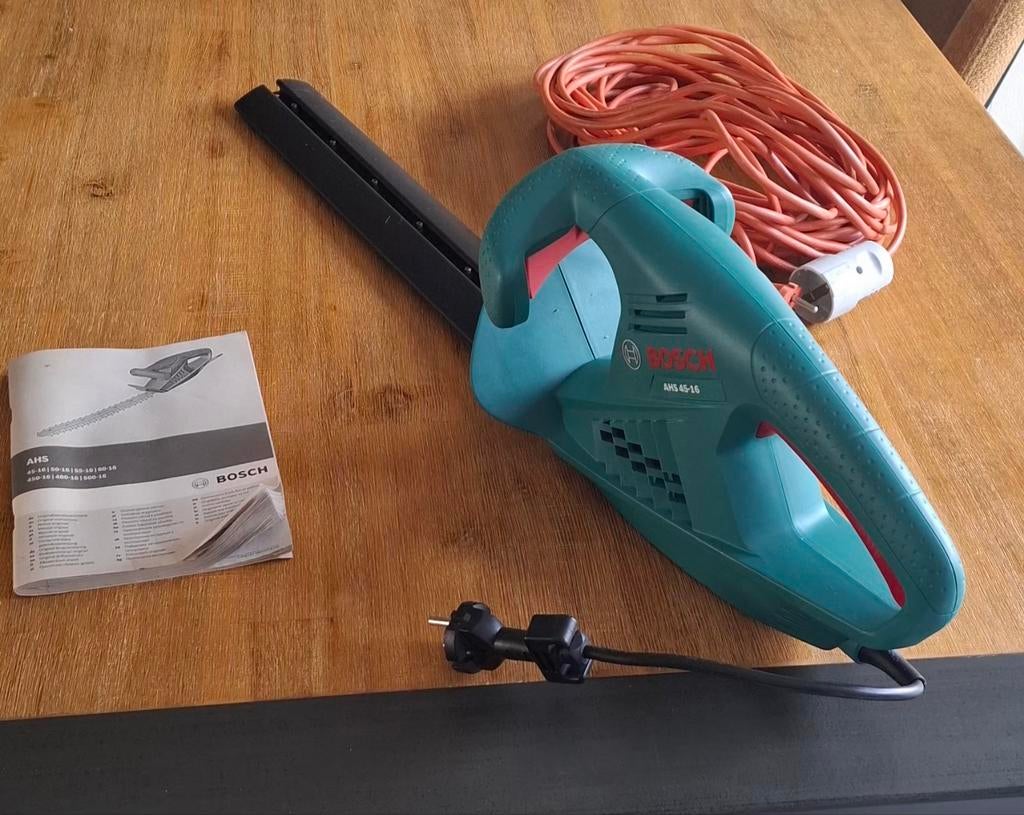 Bosch elektrische heggenschaar AHS 45-16, Tuin en Terras, Ophalen, Gebruikt, Elektrisch, Bosch