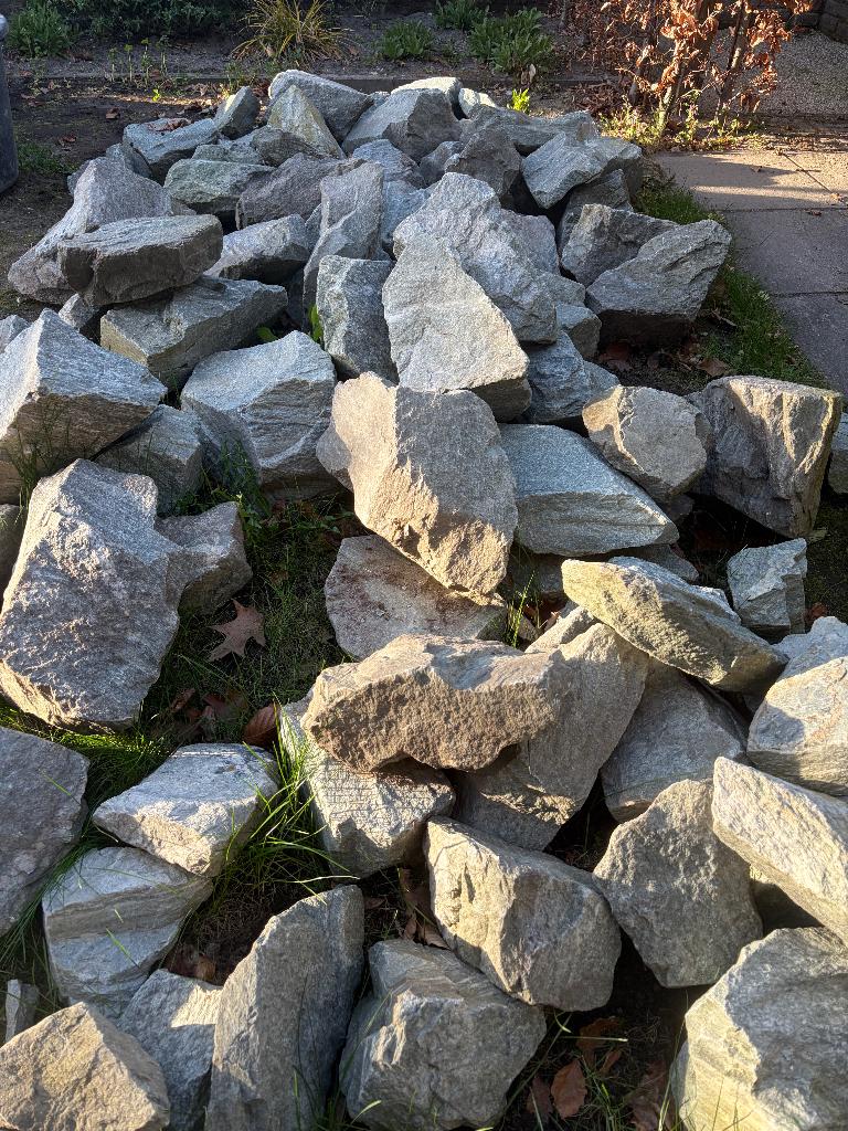 sierstenen, Tuin en Terras, Grind, Keien en Split, Ophalen, Gebruikt, Graniet, Overige typen